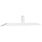 Ekena Millwork Portland Architectural Grade PVC Gable Bracket, 96"W x 16"H x 4"D x 4"F, 4/12 Pitch GBP096X16X0404POR00 - alternate 1